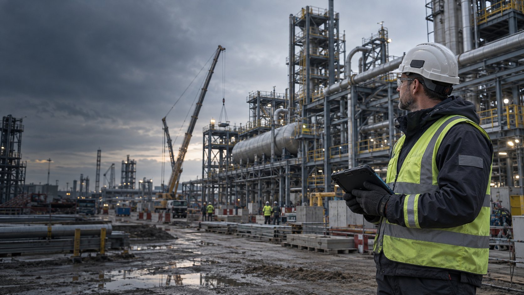 METAL MASTERS Construction Manager on an industrial project site